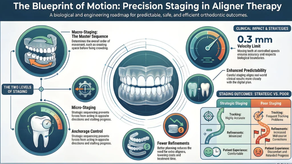 What is Staging in Aligner Treatment Planning?