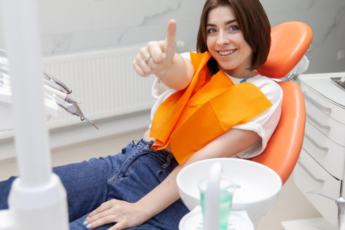 girl happy for her elencia treatment