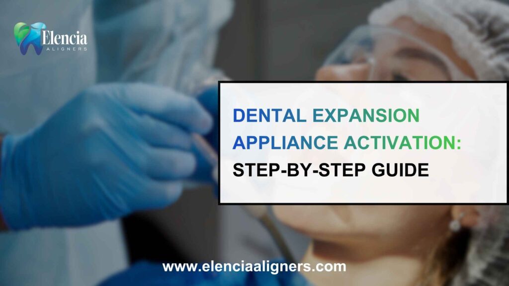 Dental expansion appliance activation step-by-step guide